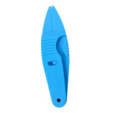 Maxbell Earthworm Clip Hook Fishing Equipment Sturdy Lightweight Fast Baiting Device blue