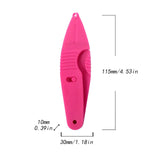 Maxbell Earthworm Clip Hook Fishing Equipment Sturdy Lightweight Fast Baiting Device pink