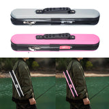 Maxbell Fishing Rod Bag Hard Shell with Handle Fishing Tackle Storage Bag