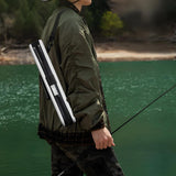 Maxbell Fishing Rod Bag Hard Shell with Handle Fishing Tackle Storage Bag