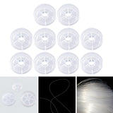 Maxbell 10Pcs Empty Wire Spools for Organizing Fishing Lines Fly Fishing Sea Fishing S