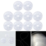 Maxbell 10Pcs Empty Wire Spools for Organizing Fishing Lines Fly Fishing Sea Fishing M