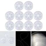 Maxbell 10Pcs Empty Wire Spools for Organizing Fishing Lines Fly Fishing Sea Fishing L