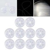 Maxbell 10Pcs Empty Wire Spools for Organizing Fishing Lines Fly Fishing Sea Fishing L