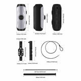 Maxbell Bike Password Storage Box Portable Hard Shell Case for Travel Outdoor Sports