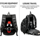 Maxbell Motorcycle Backpack Helmet Storage Bag for Backpacking Hiking Mountaineering