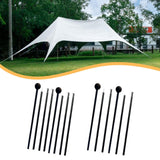 Maxbell Tent Rods Accessories Gardening Shelter Outdoor Hiking Removable Canopy Rods 1.5m