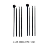 Maxbell Tent Rods Accessories Gardening Shelter Outdoor Hiking Removable Canopy Rods 2m