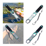 Maxbell Fishing Plier Fishing Gear Freshwater Non Slip Handle Saltwater Fish Gripper Silver