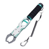 Maxbell Fishing Plier Fishing Gear Freshwater Non Slip Handle Saltwater Fish Gripper Silver