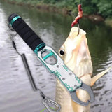 Maxbell Fishing Plier Fishing Gear Freshwater Non Slip Handle Saltwater Fish Gripper Silver