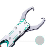 Maxbell Fishing Plier Fishing Gear Freshwater Non Slip Handle Saltwater Fish Gripper Silver