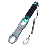 Maxbell Fishing Plier Fishing Gear Freshwater Non Slip Handle Saltwater Fish Gripper Silver Gray