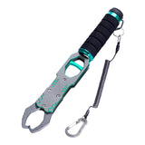 Maxbell Fishing Plier Fishing Gear Freshwater Non Slip Handle Saltwater Fish Gripper Silver Gray