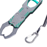 Maxbell Fishing Plier Fishing Gear Freshwater Non Slip Handle Saltwater Fish Gripper Silver Gray