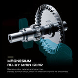 Maxbell Baitcast Fishing Reel Lightweight Gear Left/Right Inter Changeable Equipment Style D