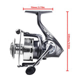 Maxbell Baitcast Fishing Reel Lightweight Gear Left/Right Inter Changeable Equipment Style G
