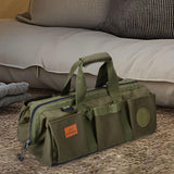 Maxbell Tool Bag Multipurpose Carrier Tote Tool Organizer for Outdoor Hiking Fishing Green