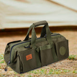 Maxbell Tool Bag Multipurpose Carrier Tote Tool Organizer for Outdoor Hiking Fishing Green