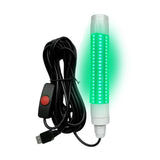 Maxbell LED Underwater Fishing Light Portable Fishing Attracting Light for Crappie Green Light