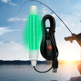 Maxbell LED Underwater Fishing Light Portable Fishing Attracting Light for Crappie Green Light