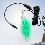 Maxbell LED Underwater Fishing Light Portable Fishing Attracting Light for Crappie Green Light
