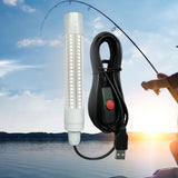Maxbell LED Underwater Fishing Light Portable Fishing Attracting Light for Crappie White Light