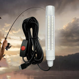 Maxbell LED Underwater Fishing Light Portable Fishing Attracting Light for Crappie White Light