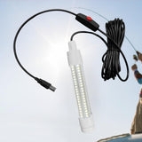 Maxbell LED Underwater Fishing Light Portable Fishing Attracting Light for Crappie White Light