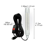 Maxbell LED Underwater Fishing Light Portable Fishing Attracting Light for Crappie White Light
