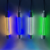 Maxbell LED Underwater Fishing Light Portable Fishing Attracting Light for Crappie Warm Light