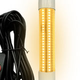 Maxbell LED Underwater Fishing Light Portable Fishing Attracting Light for Crappie Warm Light