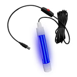 Maxbell LED Underwater Fishing Light Portable Fishing Attracting Light for Crappie Blue Light