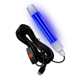 Maxbell LED Underwater Fishing Light Portable Fishing Attracting Light for Crappie Blue Light
