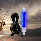 Maxbell LED Underwater Fishing Light Portable Fishing Attracting Light for Crappie Blue Light