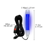 Maxbell LED Underwater Fishing Light Portable Fishing Attracting Light for Crappie Blue Light