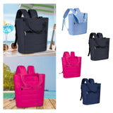 Maxbell Cooler Backpack Large Capacity Modern Lunch Backpack for Trips Outdoor Beach Blue