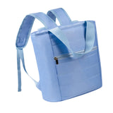 Maxbell Cooler Backpack Large Capacity Modern Lunch Backpack for Trips Outdoor Beach Blue