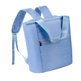 Maxbell Cooler Backpack Large Capacity Modern Lunch Backpack for Trips Outdoor Beach Blue