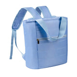 Maxbell Cooler Backpack Large Capacity Modern Lunch Backpack for Trips Outdoor Beach Blue