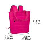 Maxbell Cooler Backpack Large Capacity Modern Lunch Backpack for Trips Outdoor Beach Rose Red