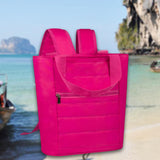 Maxbell Cooler Backpack Large Capacity Modern Lunch Backpack for Trips Outdoor Beach Rose Red