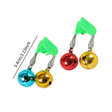 Maxbell 10x Fishing Rod Lure Alarm Bell with Double Ring Bells for Fishing Beginners Colorful Clip
