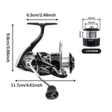 Maxbell Fishing Reel Compact Smooth for Saltwater or Freshwater