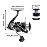 Maxbell Fishing Reel Powerful Spinning for Freshwater Saltwater Fishing
