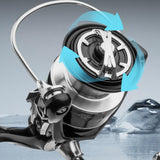 Maxbell Fishing Reel Compact Smooth for Saltwater or Freshwater Freshwater
