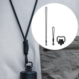 Maxbell Portable Light Hanger Lanyard Universal 1/4 Thread for Travel Hiking Fishing Long