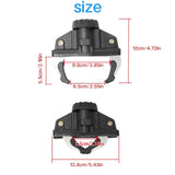 Maxbell 4 Pieces Car Roof Cargo Carrier Rack Clamps for Camping Sturdy with 2 Straps