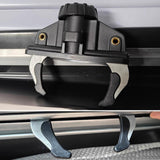 Maxbell 4 Pieces Car Roof Cargo Carrier Rack Clamps for Camping Sturdy with 2 Straps