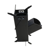 Maxbell Wood Burning Stove Steel Emergency Rocket Stove for BBQ Backpacking Festival
